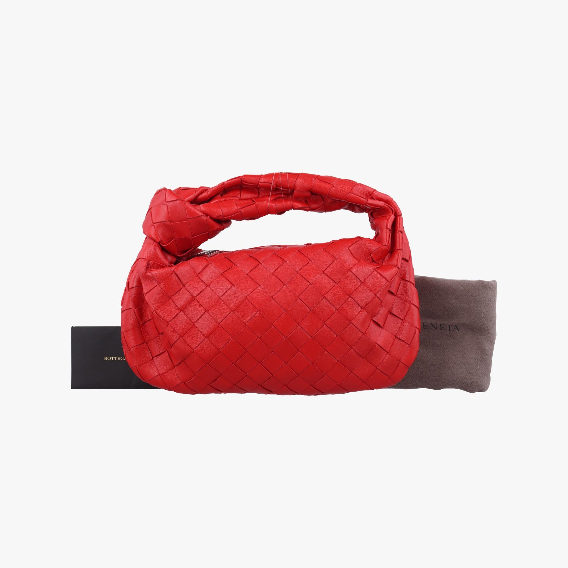 ボッテガヴェネタ Bottega Veneta ハンドバッグ レディース ザ ジョディ レッド ラムスキン B08585183L