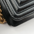 シャネル Chanel ショルダーバッグ レディース ボーイシャネル ブラック レザー A67085 KA9LP89G