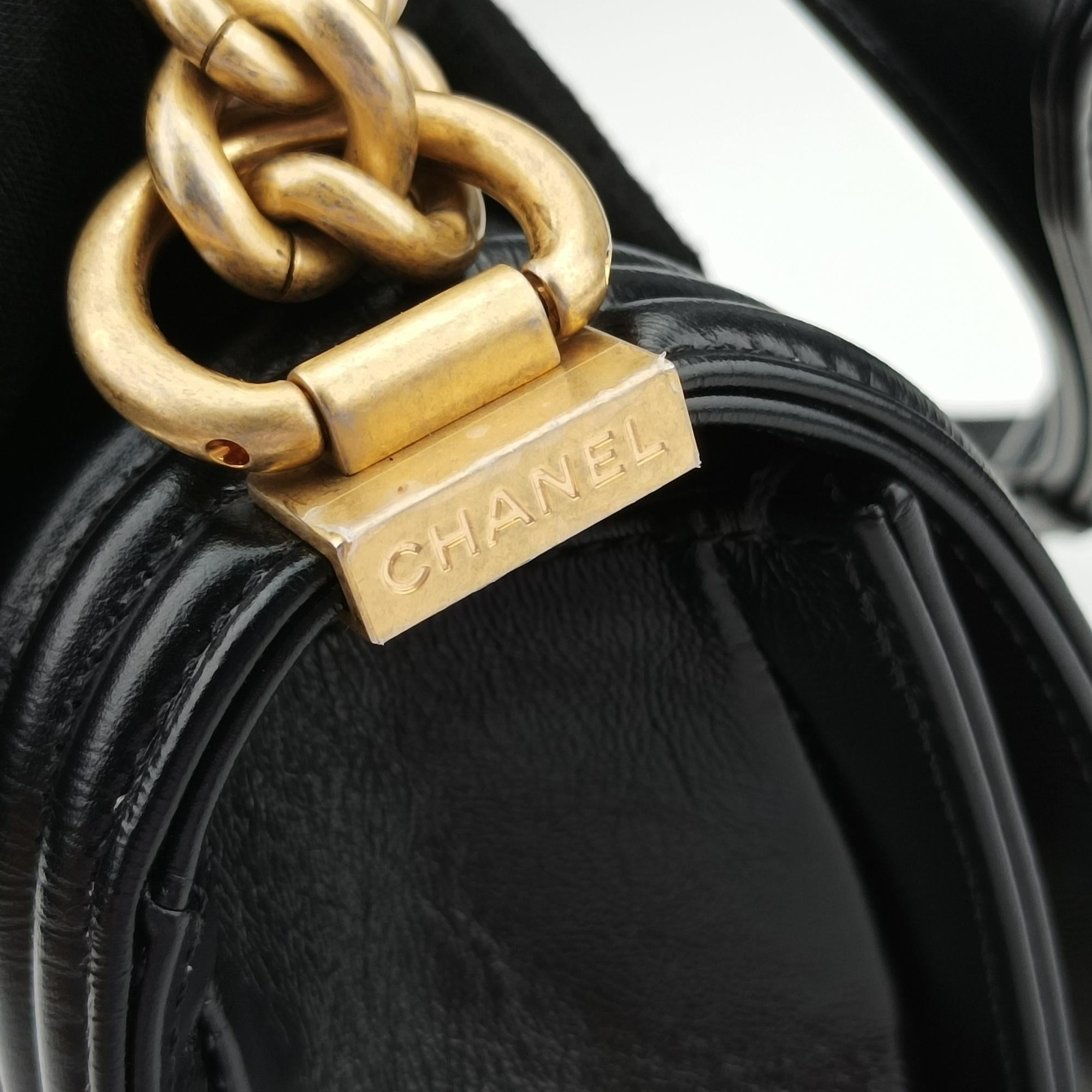 シャネル Chanel ショルダーバッグ レディース ボーイシャネル ブラック レザー A67085 KA9LP89G