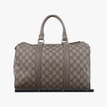 グッチ Gucci ボストンバッグ レディース GGプラス ジョイ GGスプリーム グレー PVCコーティングキャンバス×レザー 193603 A5586523