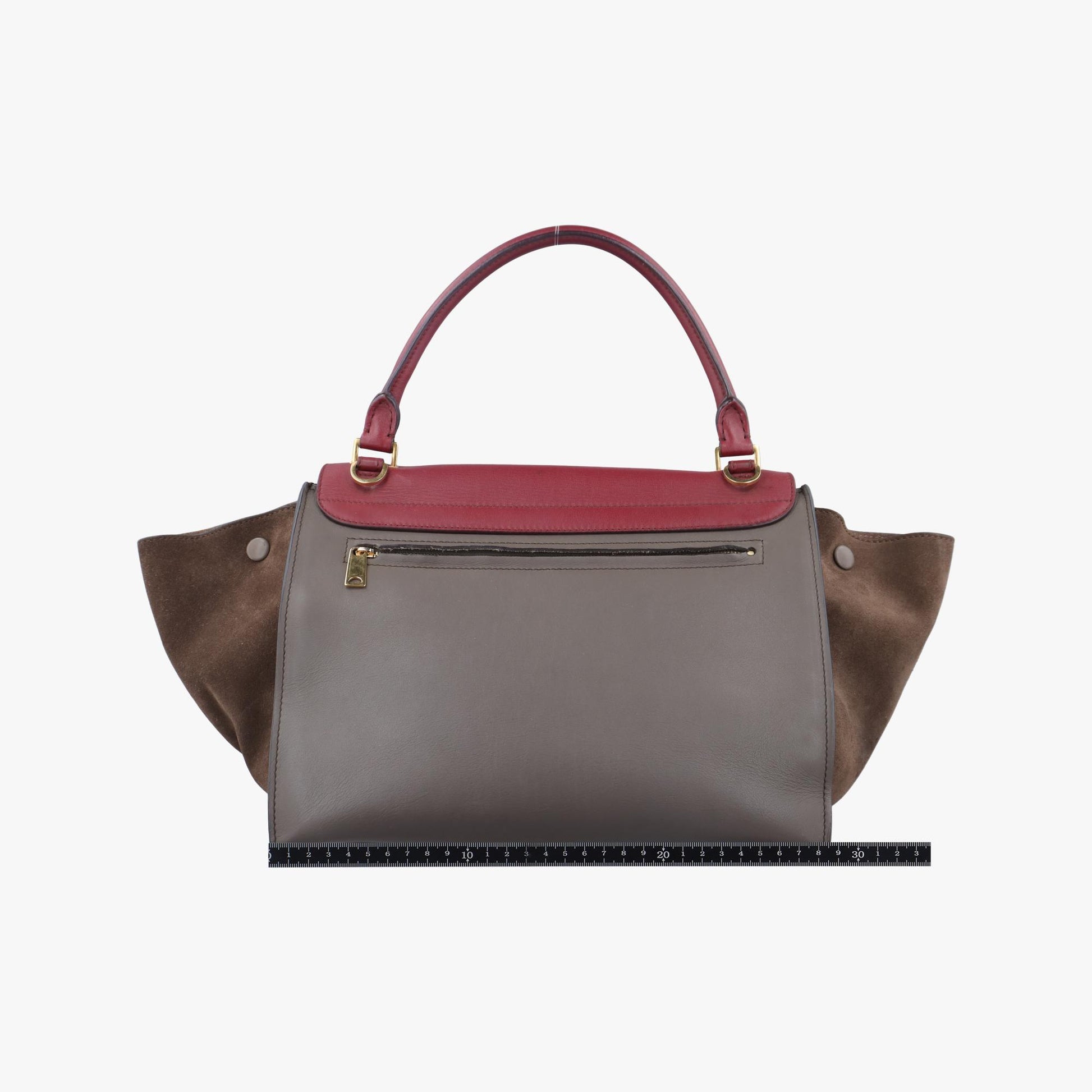 セリーヌ Celine ショルダーバッグ レディース トラペーズミディアム マルチカラー レザー×スエード W-VP-0172 W-PA-0192