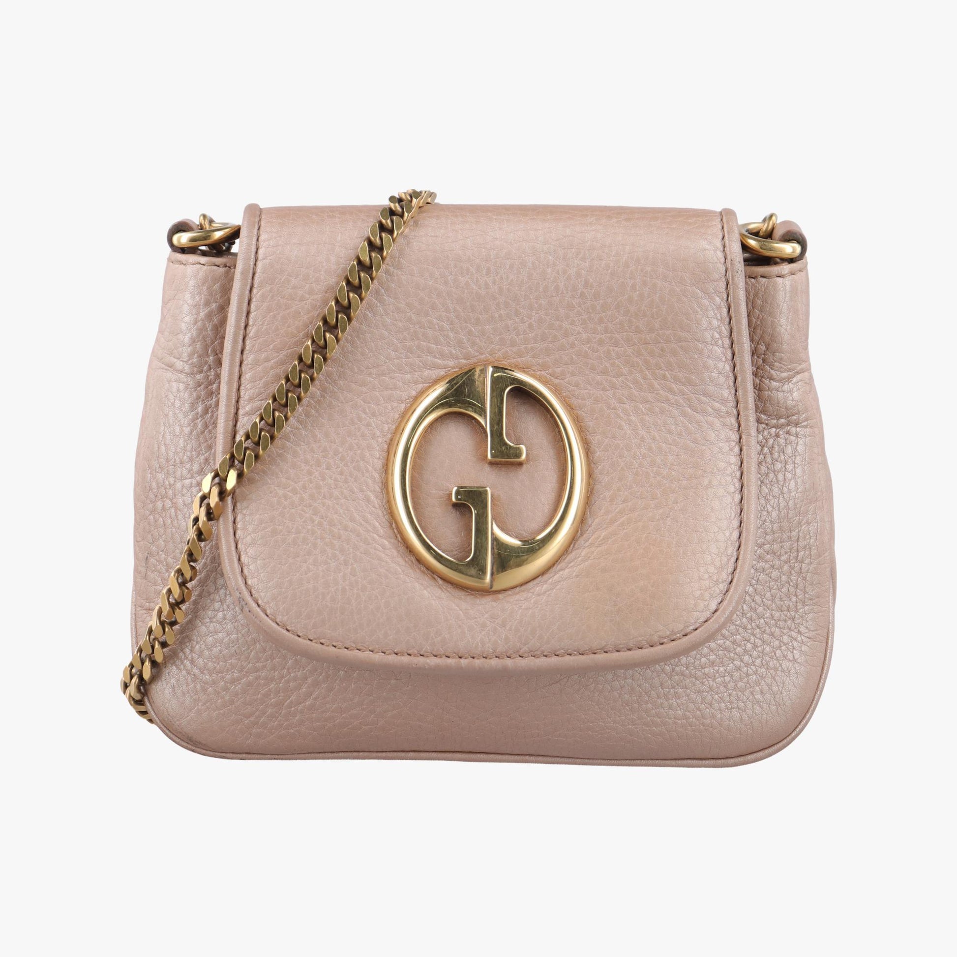 グッチ Gucci ショルダーバッグ レディース 1973 ダブルG ゴールド レザー 251821 B9411511