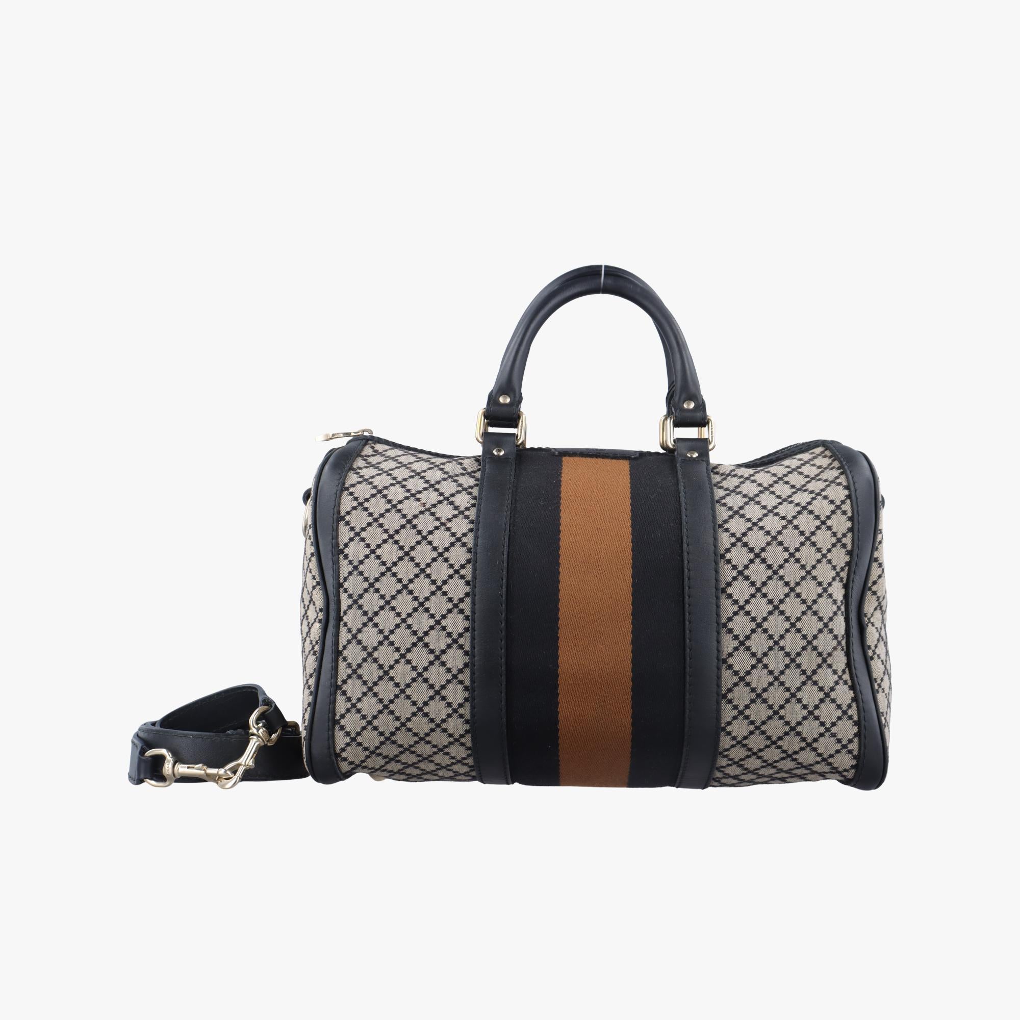 グッチ Gucci ボストンバッグ レディース シェリーライン マルチカラー ファブリック×レザー 247205 E9855476