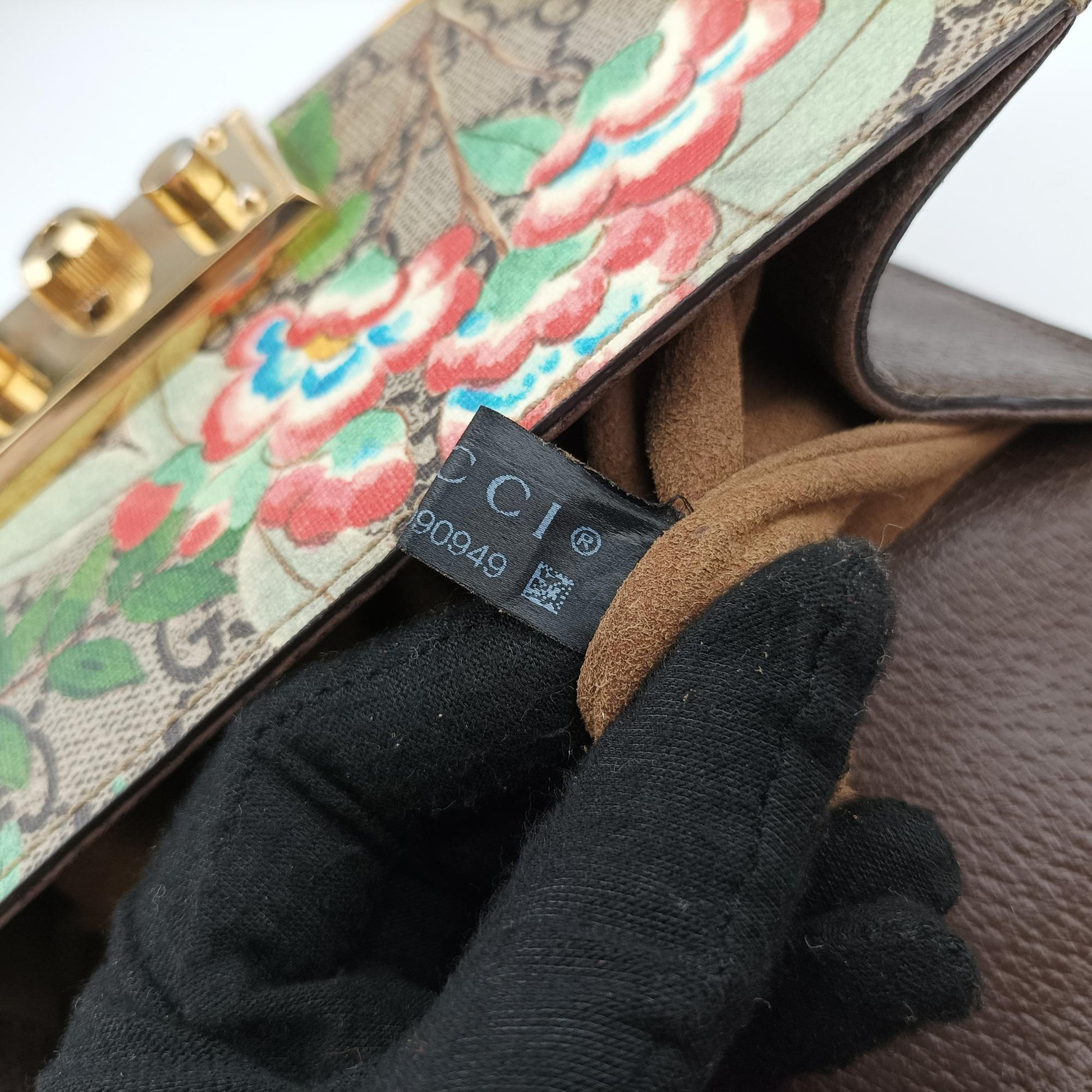 グッチ Gucci ショルダーバッグ レディース パドロック マルチカラー PVCコーティングキャンバス 409487 H021090949