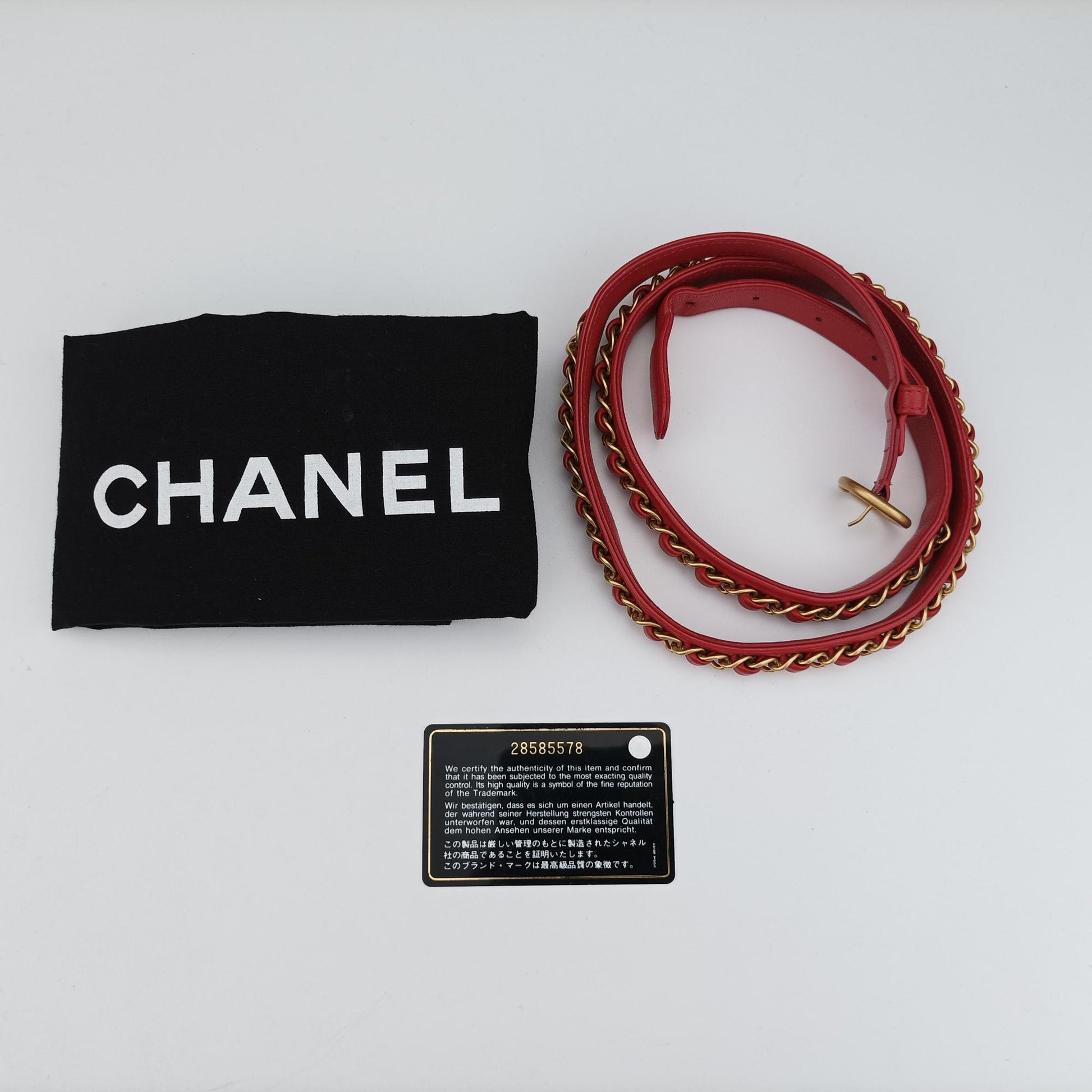 シャネル Chanel ボディバッグ/ウェストバッグ レディース レッド AS0973 28585578