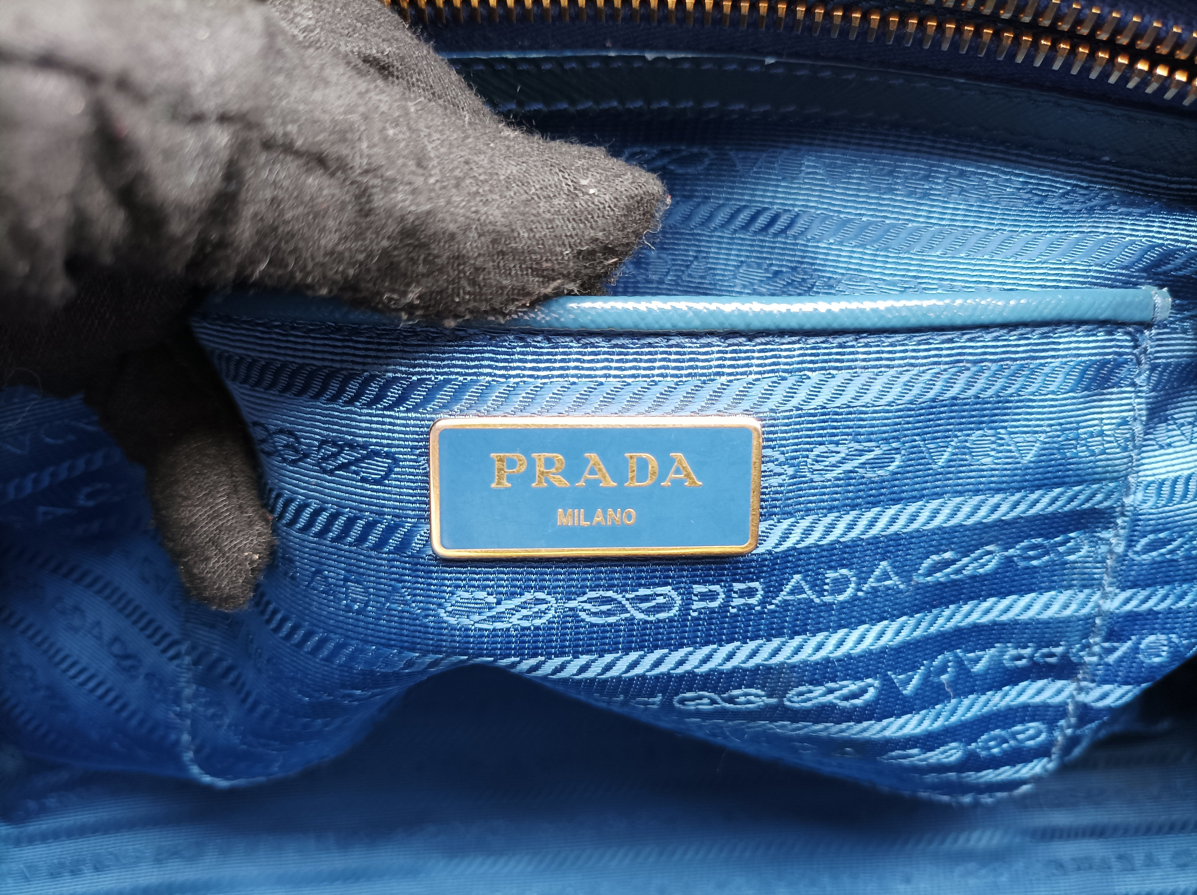 プラダ Prada ショルダーバッグ レディース ブルー 14