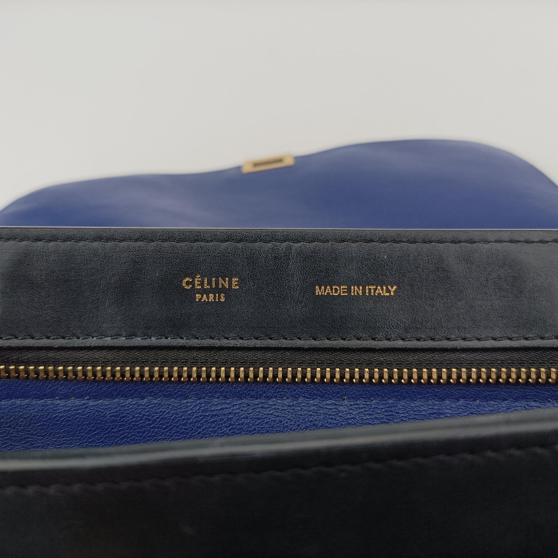 セリーヌ Celine ショルダーバッグ レディース トラペーズミディアム マルチカラー スエード×レザー S-CU-0193