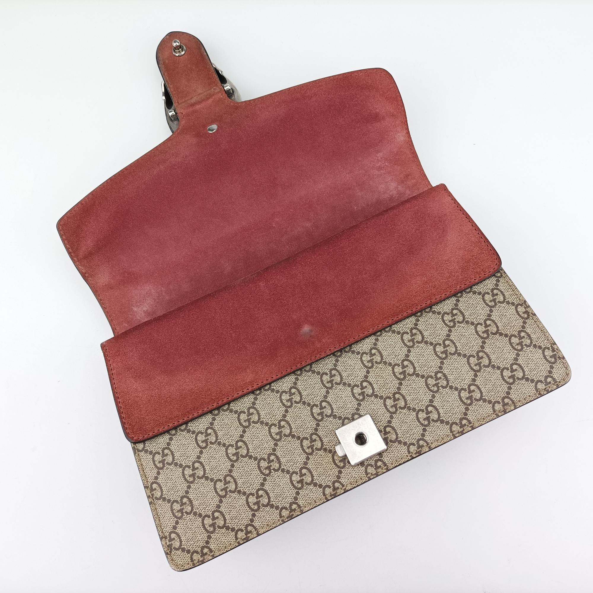 グッチ Gucci ショルダーバッグ レディース ディオニュソス グレー PVCコーティングキャンバス×スエード 400249 D019018133