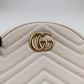 グッチ Gucci ショルダーバッグ レディース GGマーモント ホワイト レザー 550154 E030723036