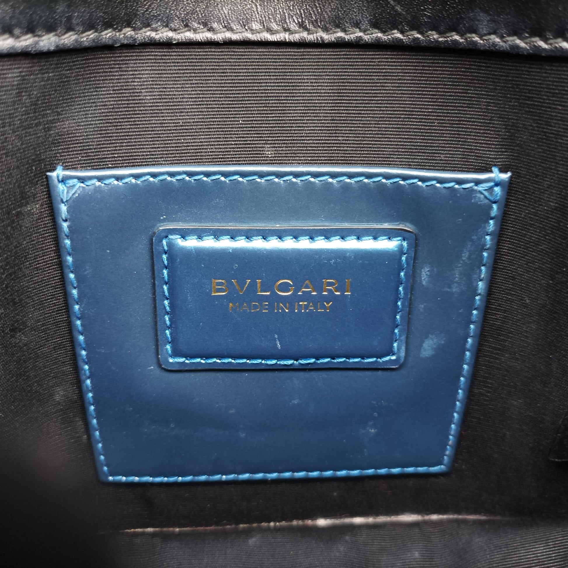 ブルガリ Bvlgari ショルダーバッグ レディース セルペンティ フォーエバー ブルー パテント DG.A17.282285