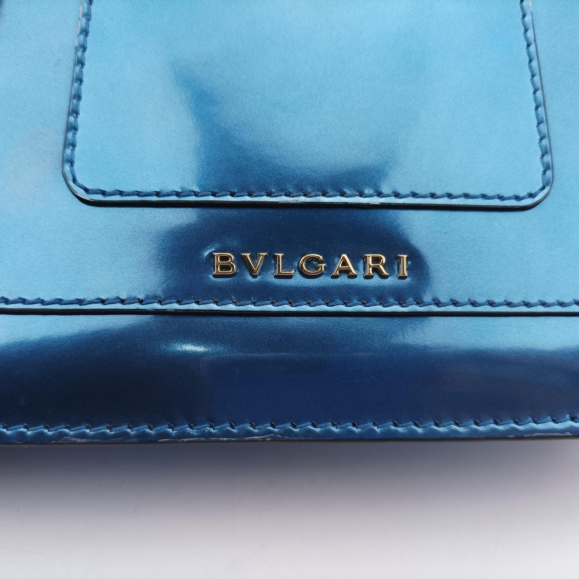 ブルガリ Bvlgari ショルダーバッグ レディース セルペンティ フォーエバー ブルー パテント DG.A17.282285