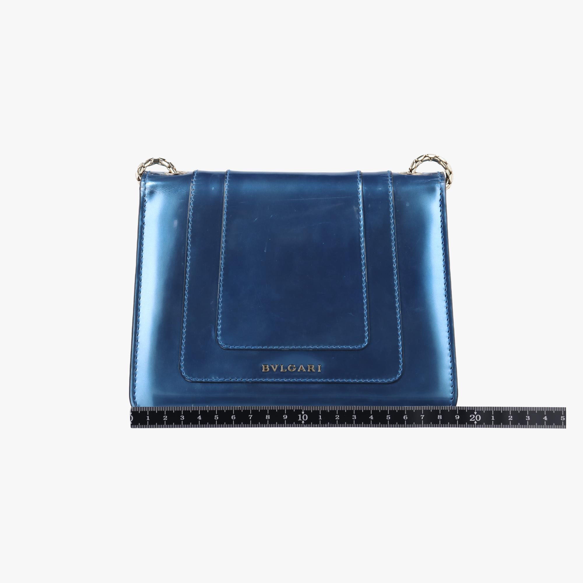 ブルガリ Bvlgari ショルダーバッグ レディース セルペンティ フォーエバー ブルー パテント DG.A17.282285