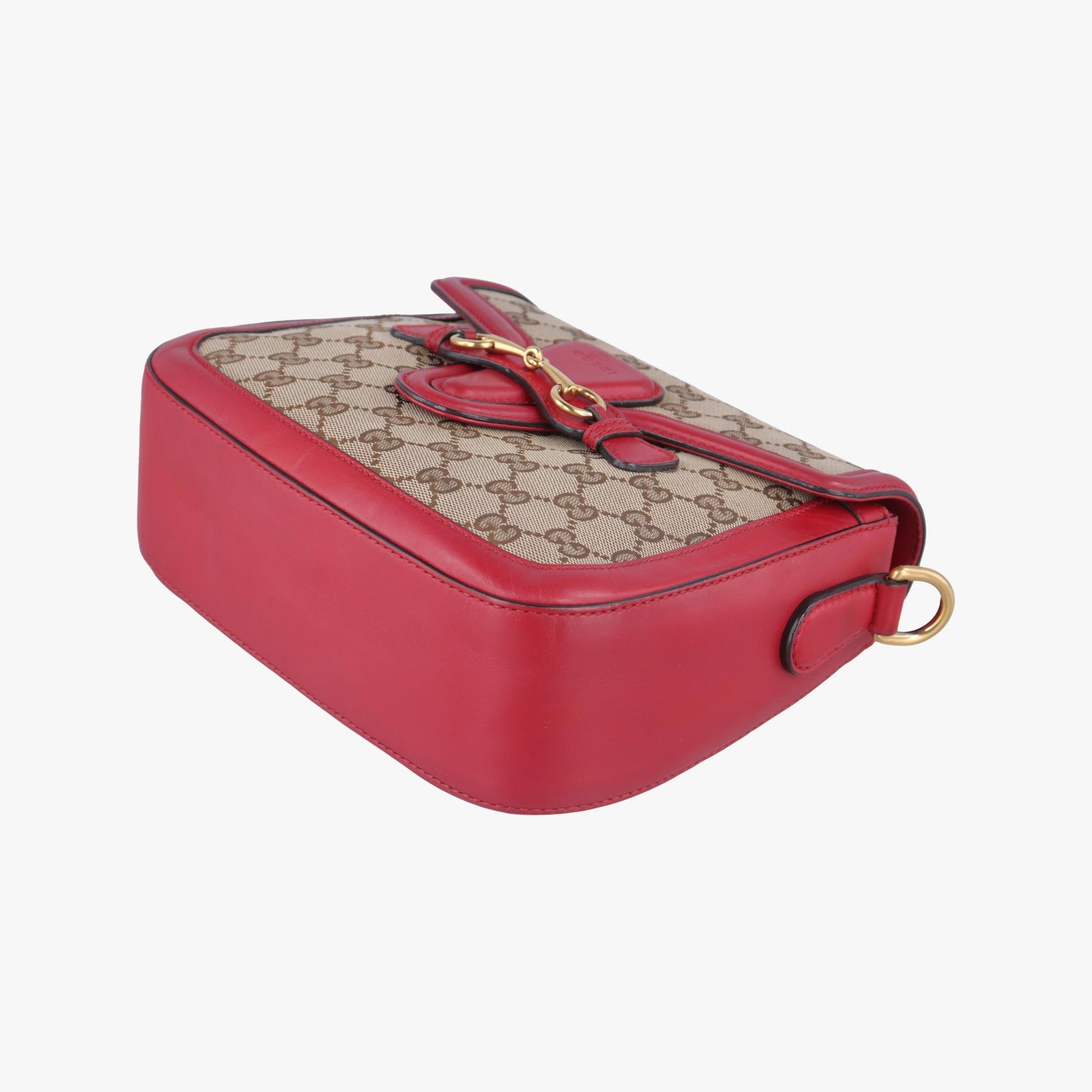 グッチ Gucci ショルダーバッグ レディース レディ ウェブ カーキ レザー×ファブリック 383848 H019077351