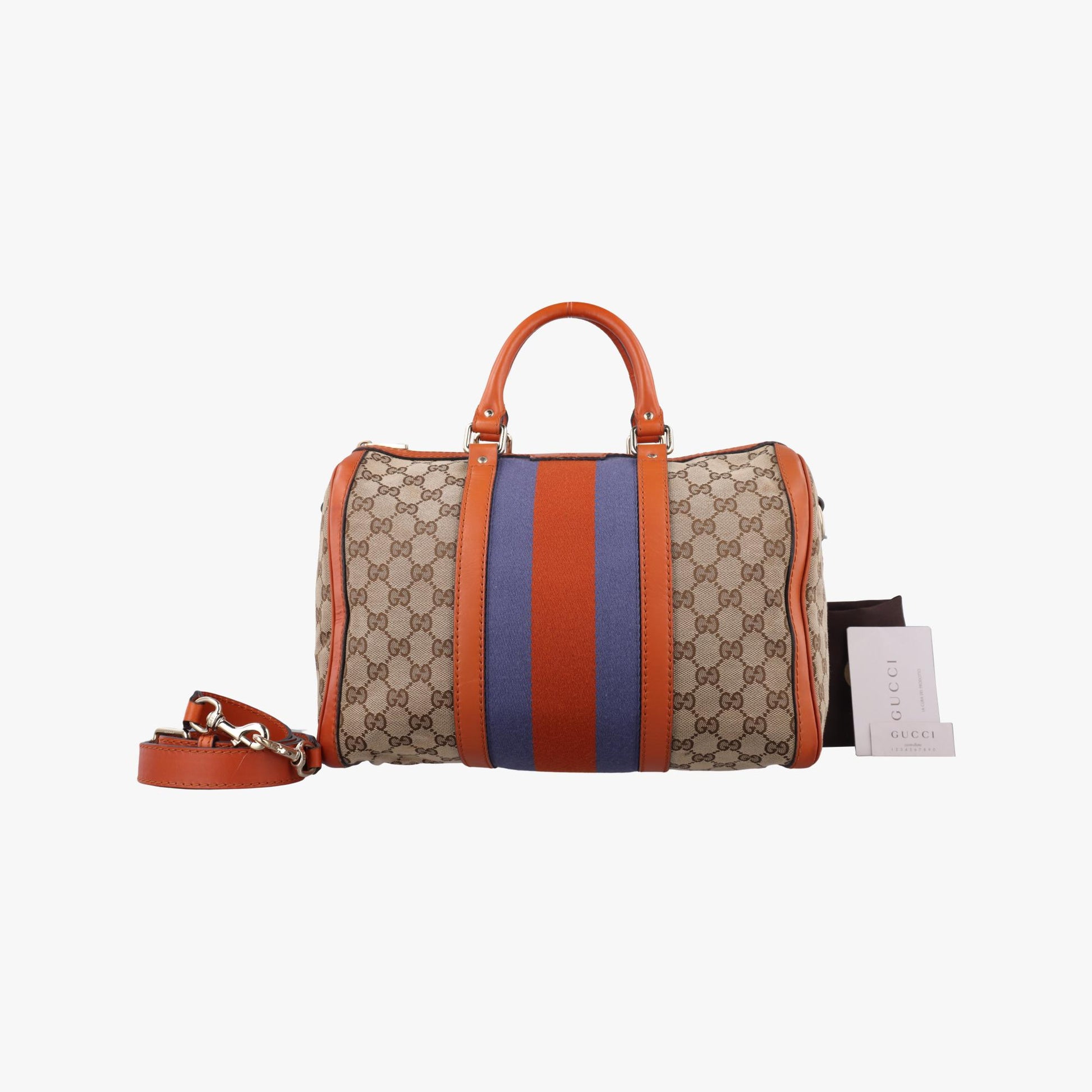 グッチ Gucci ボストンバッグ レディース シェリーライン マルチカラー ファブリック×レザー 247205 C9112809