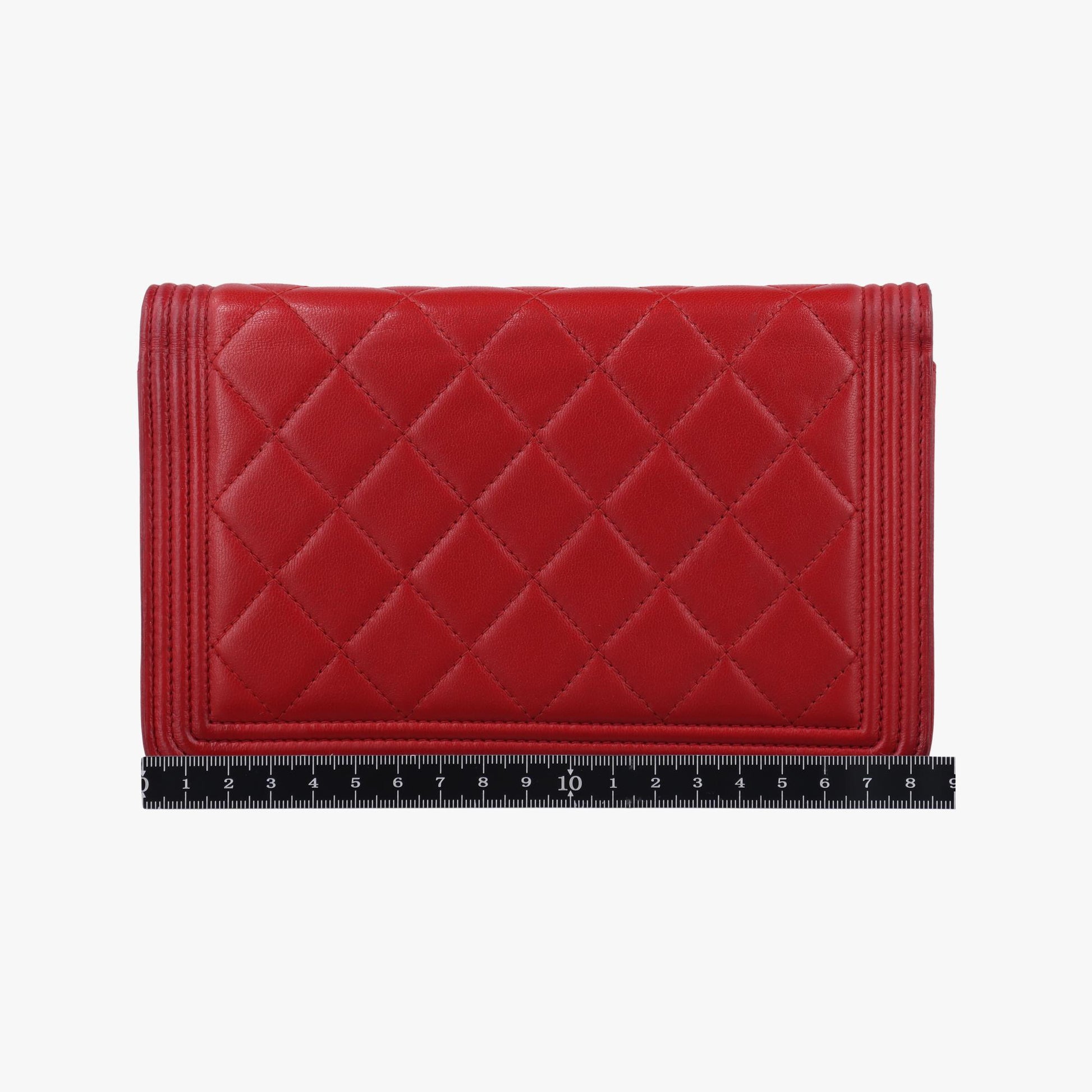 シャネル Chanel ショルダーバッグ レディース ボーイシャネル レッド ラムスキン A80287 20288510