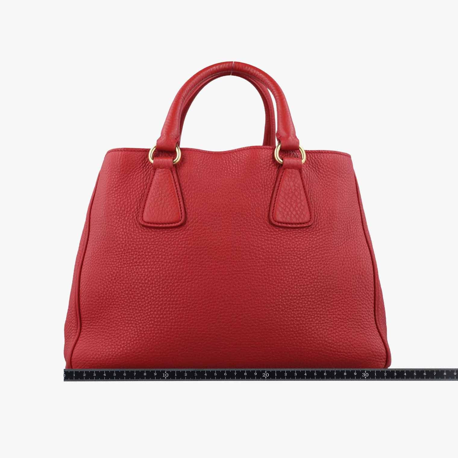 プラダ Prada ショルダーバッグ レディース ヴィッテロ ダイノ トップハンドル レッド レザー BN2579 117