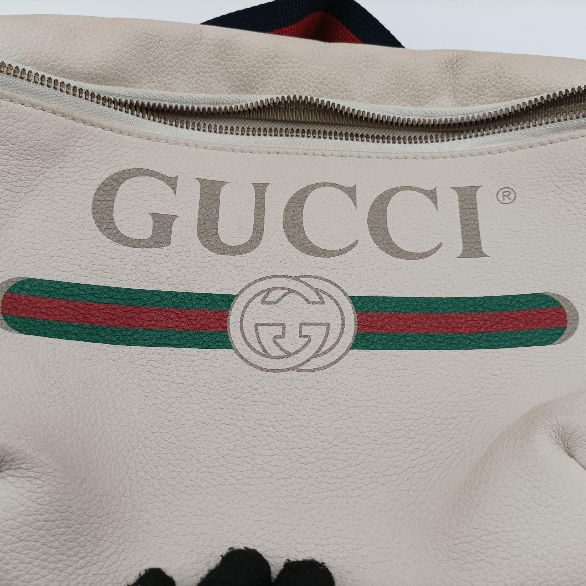 グッチ Gucci ボディバッグ/ウェストバッグ レディース グッチプリント ホワイト レザー 530412 A024628749