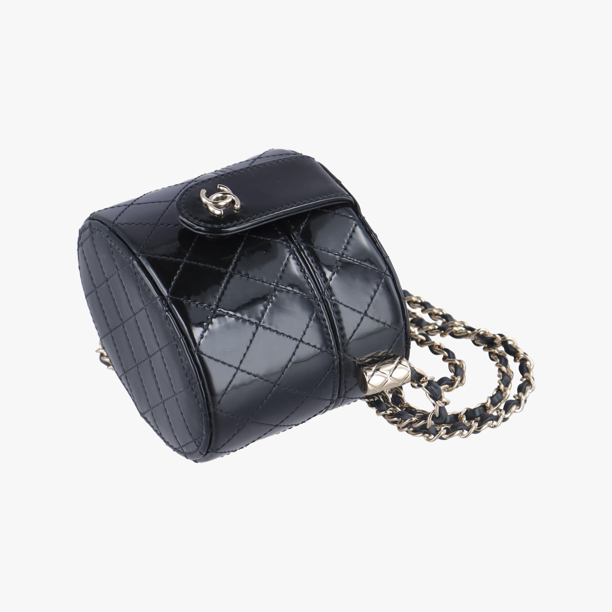 シャネル Chanel ショルダーバッグ レディース マトラッセ ココ アリュール バニティ ケース ブラック パテント AP1573 30104843