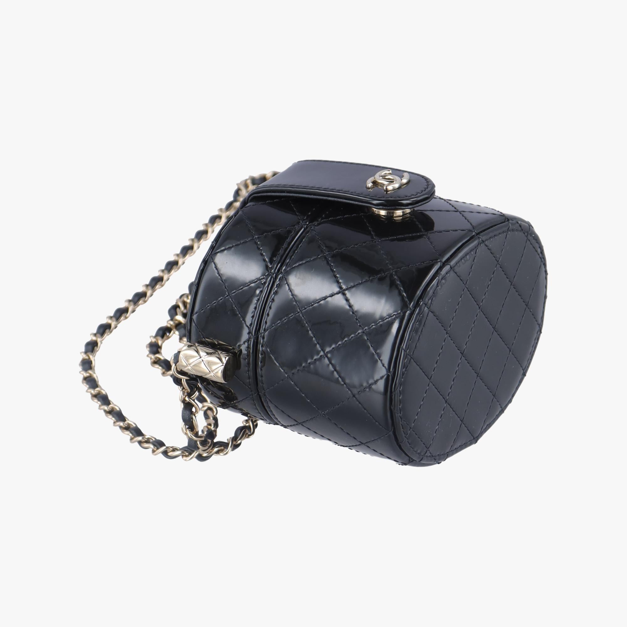 シャネル Chanel ショルダーバッグ レディース マトラッセ ココ アリュール バニティ ケース ブラック パテント AP1573 30104843