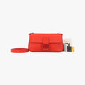 フェンディ Fendi ショルダーバッグ レディース マンマバケット レッド レザー 8BR600-P39-148-0053