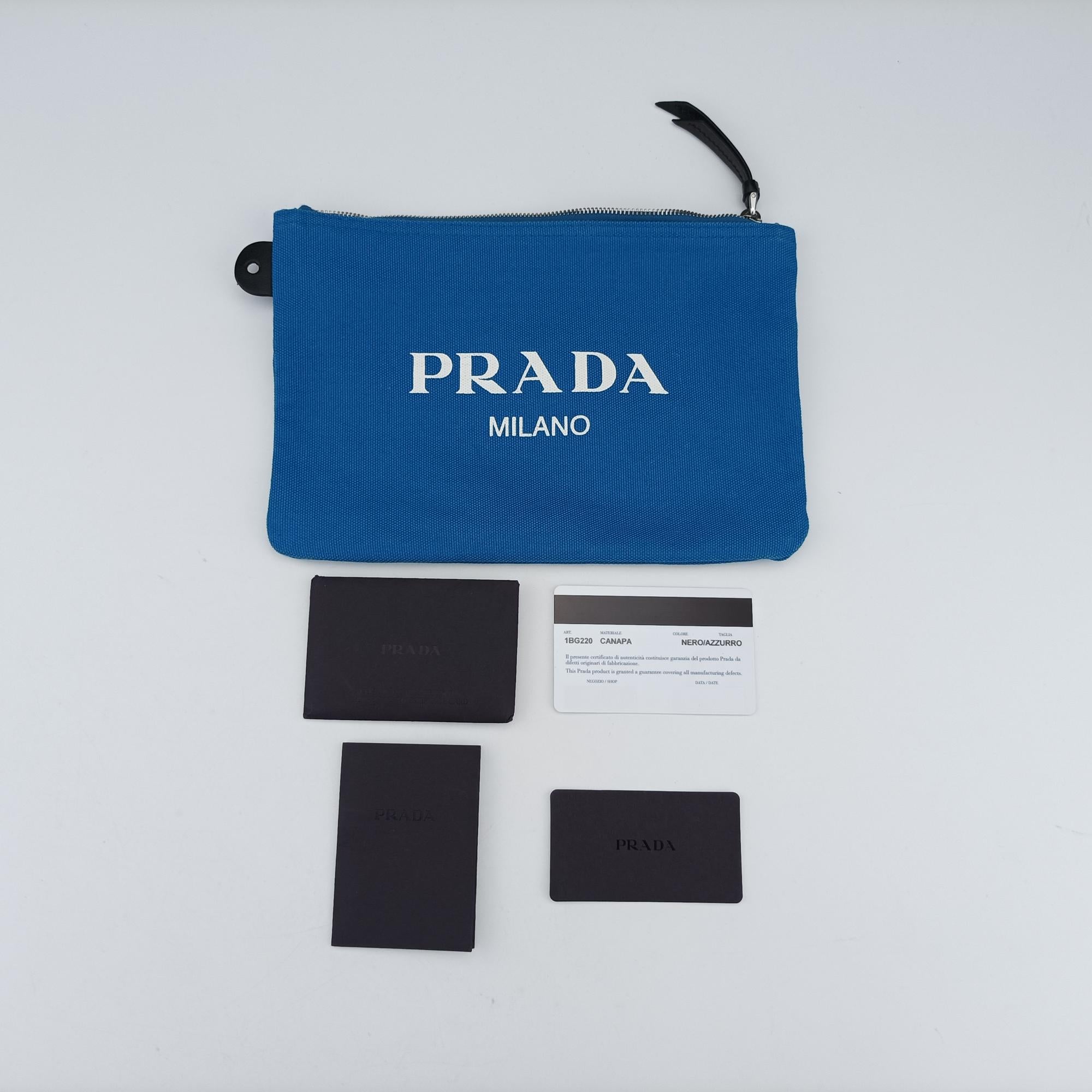 プラダ Prada ショルダーバッグ レディース カナパ ロゴプリント マルチカラー ファブリック 1BG221 180/I