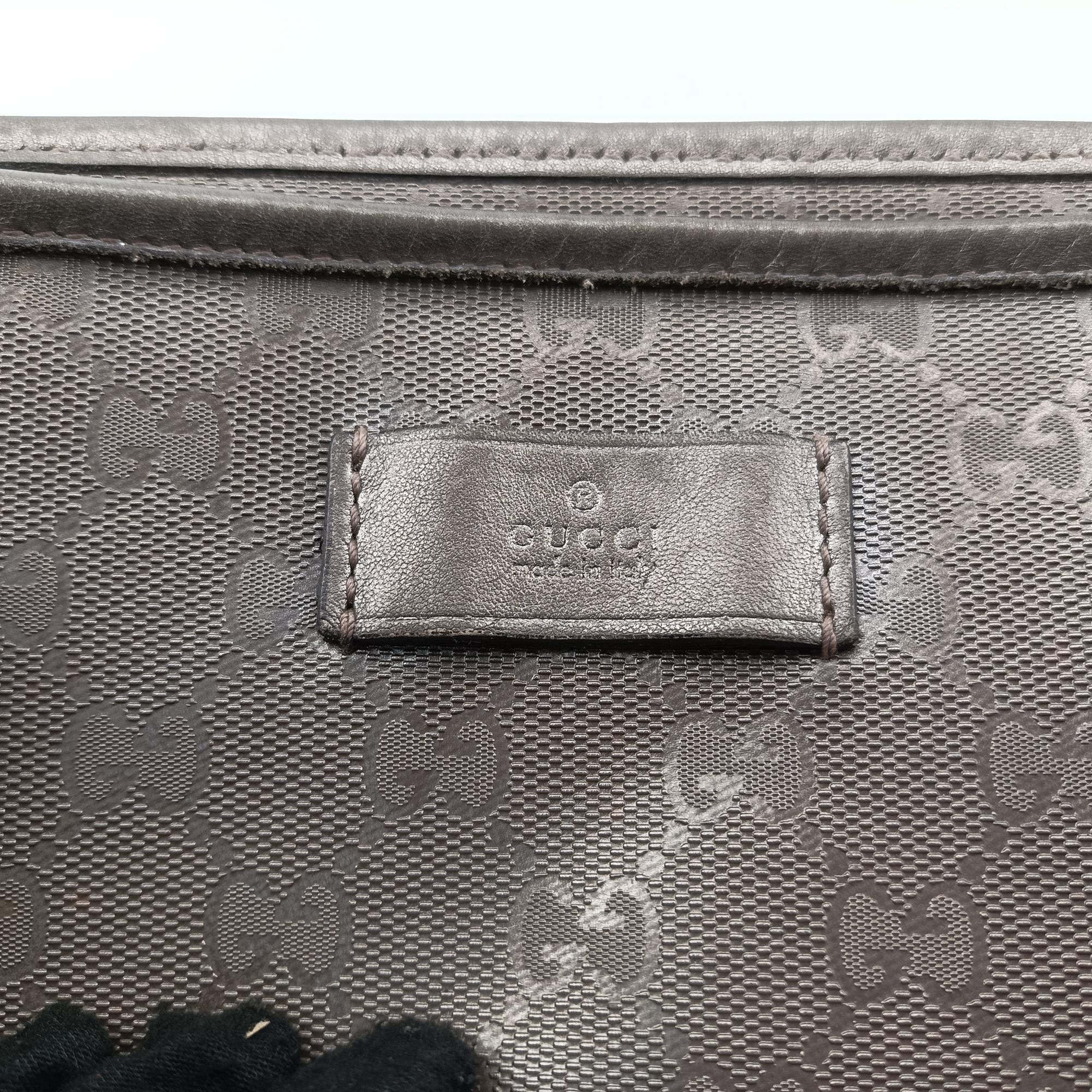 グッチ Gucci ショルダーバッグ レディース インプリメ グレー PVCコーティングキャンバス 211137 I9412274