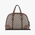 グッチ Gucci ショルダーバッグ レディース グッチニース GGスプリーム グレー PVCコーティングキャンバス×レザー 309617 I014611212