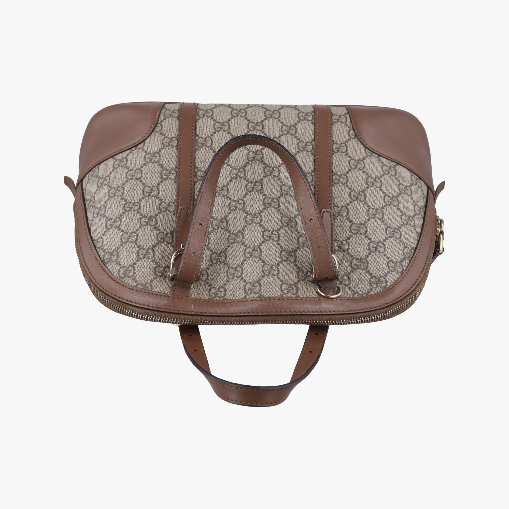 グッチ Gucci ショルダーバッグ レディース グッチニース GGスプリーム グレー PVCコーティングキャンバス×レザー 309617 I014611212