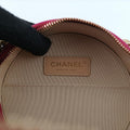 シャネル Chanel ショルダーバッグ レディース ココマーク ラウンド ワインレッド ラムスキン A91946 25096416