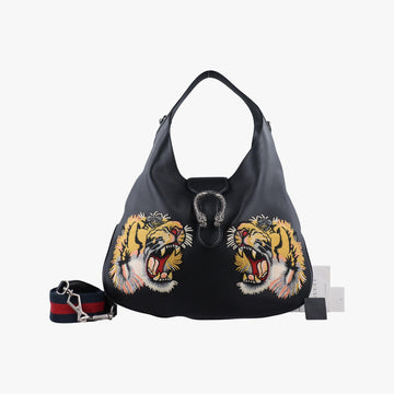 グッチ Gucci ショルダーバッグ レディース ディオニュソス タイガー ホーボー ブラック レザー 447098 I020685475