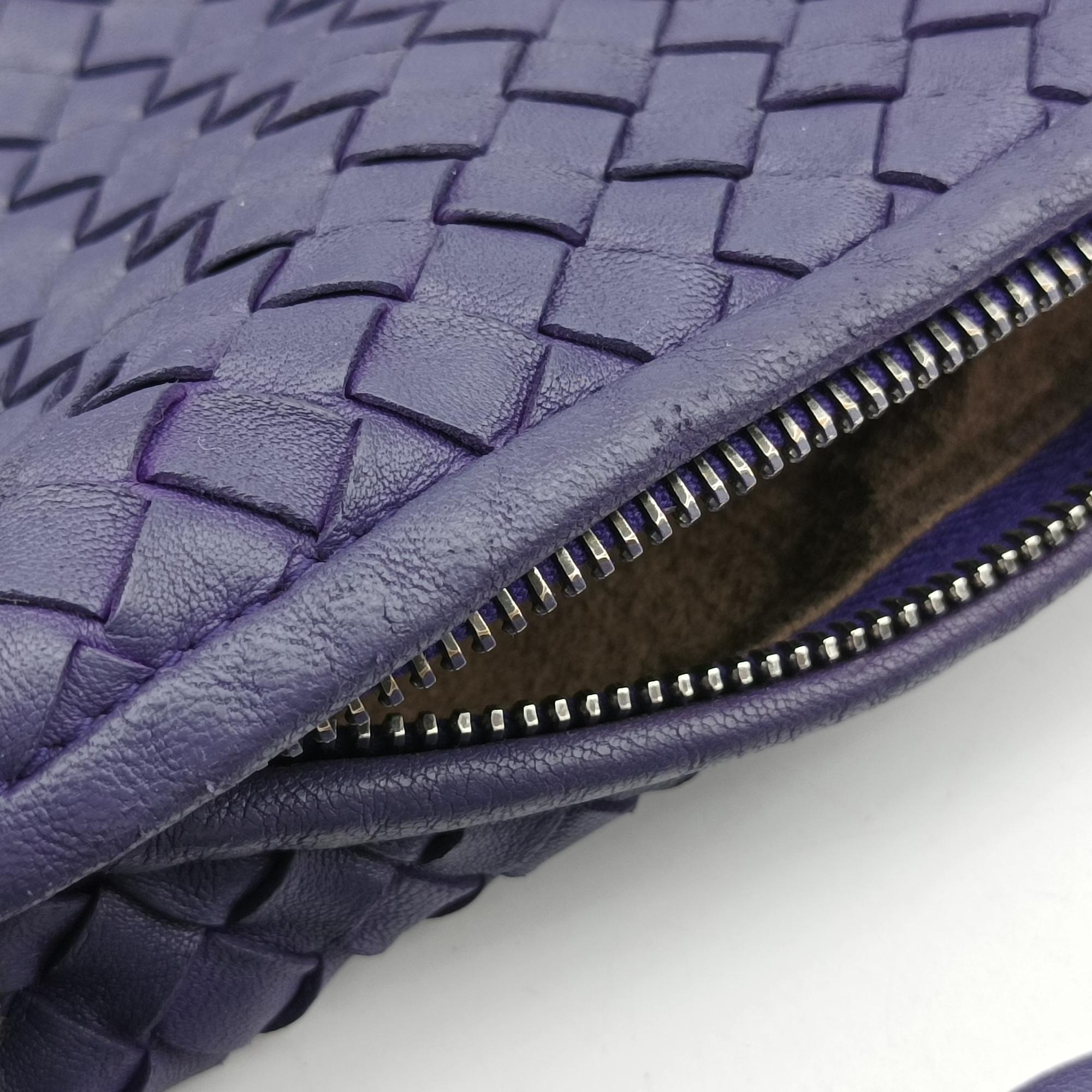 ボッテガヴェネタ Bottega Veneta ハンドバッグ レディース イントレチャート パープル ラムスキン B00703492J