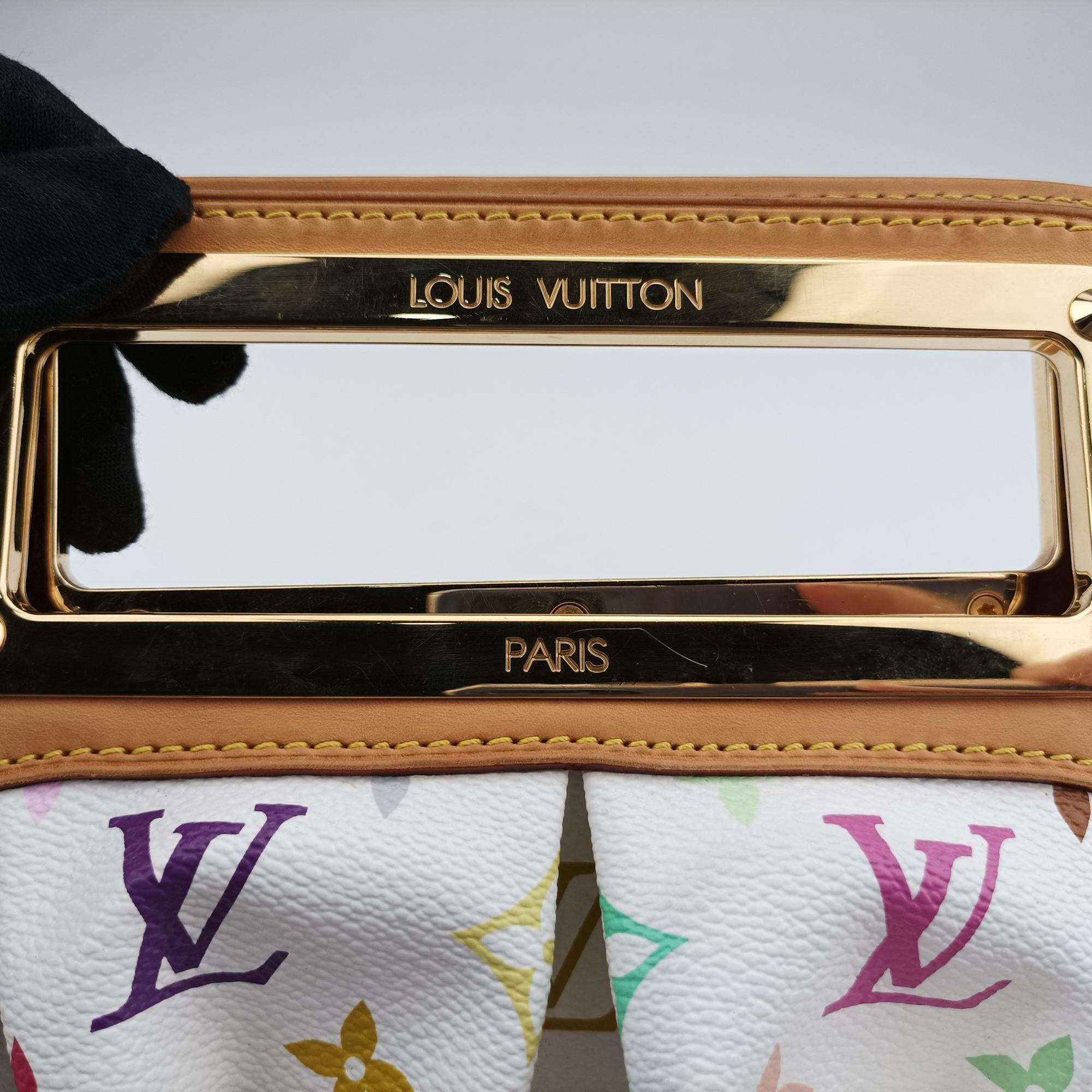 ルイヴィトン Louis Vuitton ショルダーバッグ レディース ジュディPM ホワイト モノグラム マルチカラー M40257 TH3019