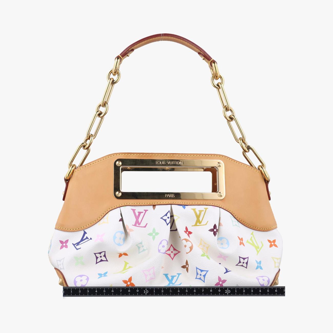 ルイヴィトン Louis Vuitton ショルダーバッグ レディース ジュディPM ホワイト モノグラム マルチカラー M40257 TH3019