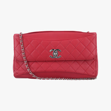 シャネル Chanel ショルダーバッグ レディース マトラッセ ココマーク レッド ラムスキン A93138 22073446