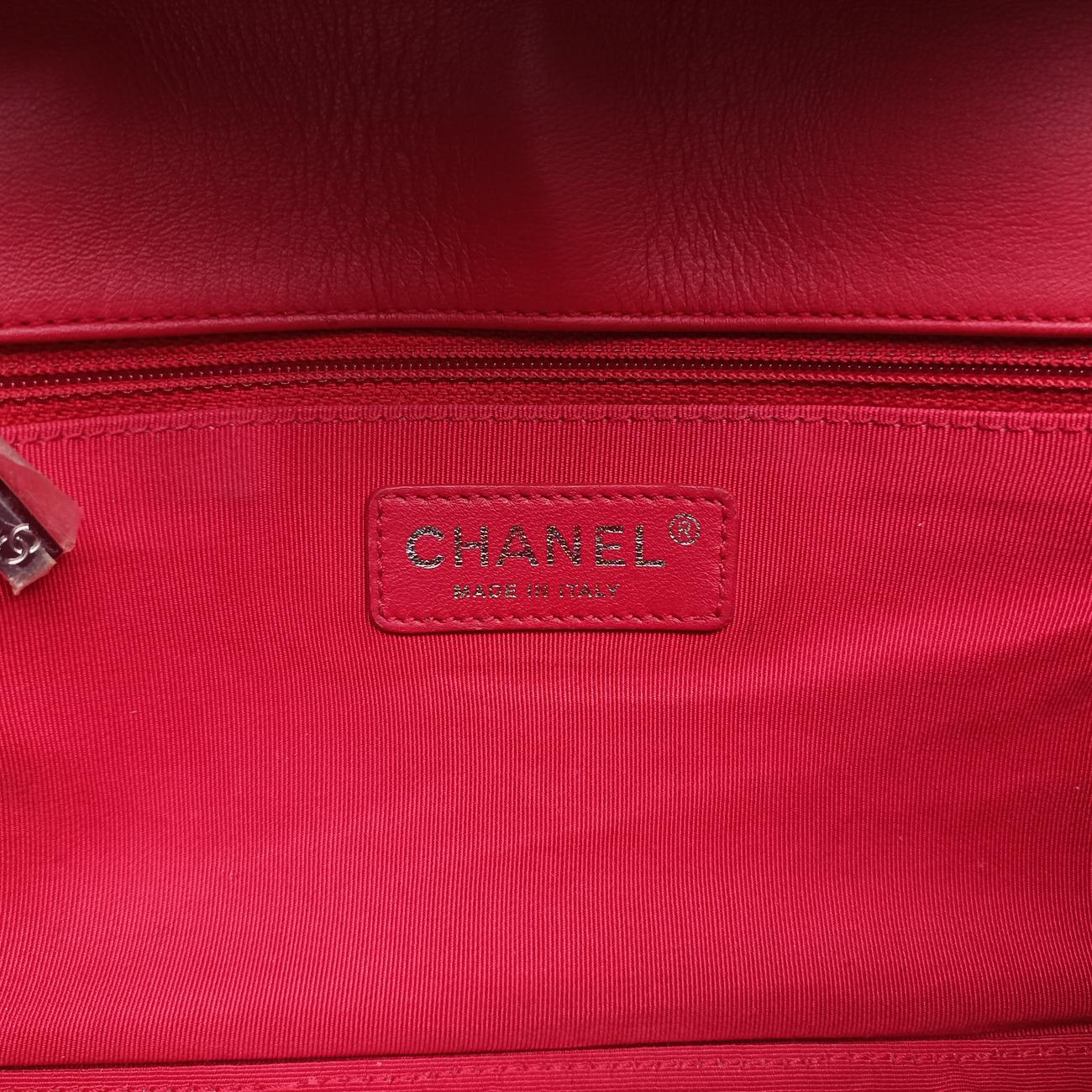 シャネル Chanel ショルダーバッグ レディース マトラッセ ココマーク レッド ラムスキン A93138 22073446