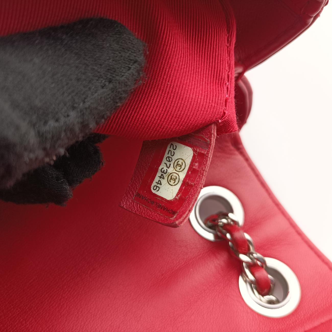 シャネル Chanel ショルダーバッグ レディース マトラッセ ココマーク レッド ラムスキン A93138 22073446