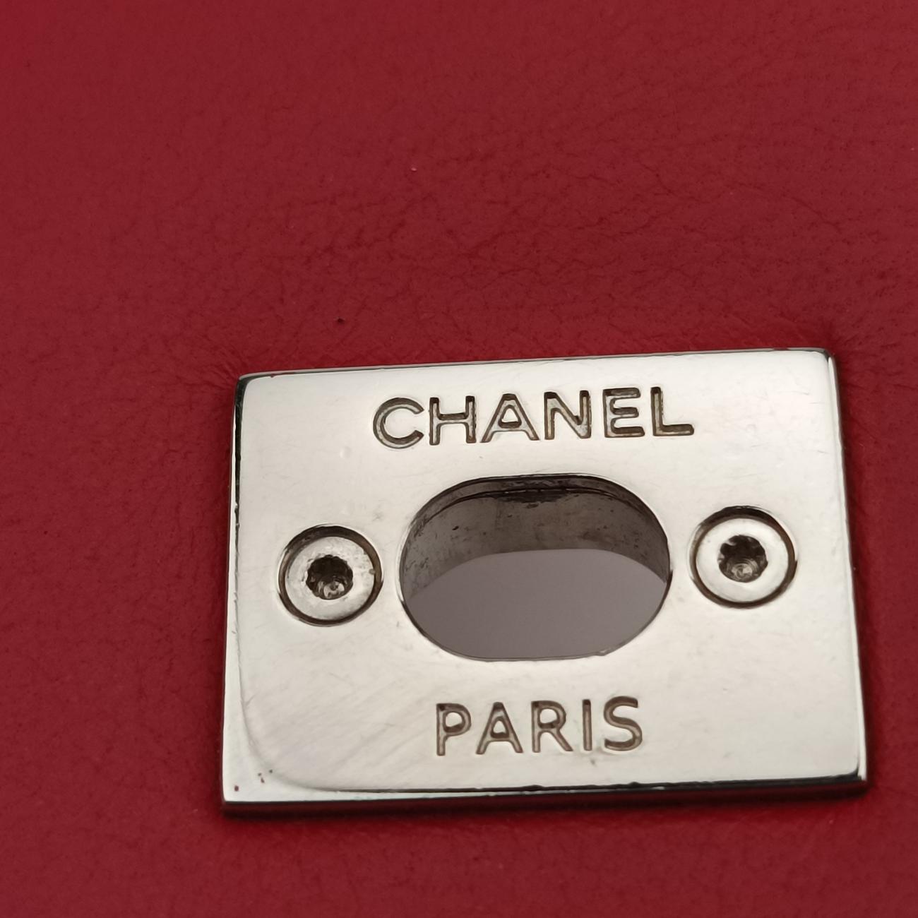 シャネル Chanel ショルダーバッグ レディース マトラッセ ココマーク レッド ラムスキン A93138 22073446