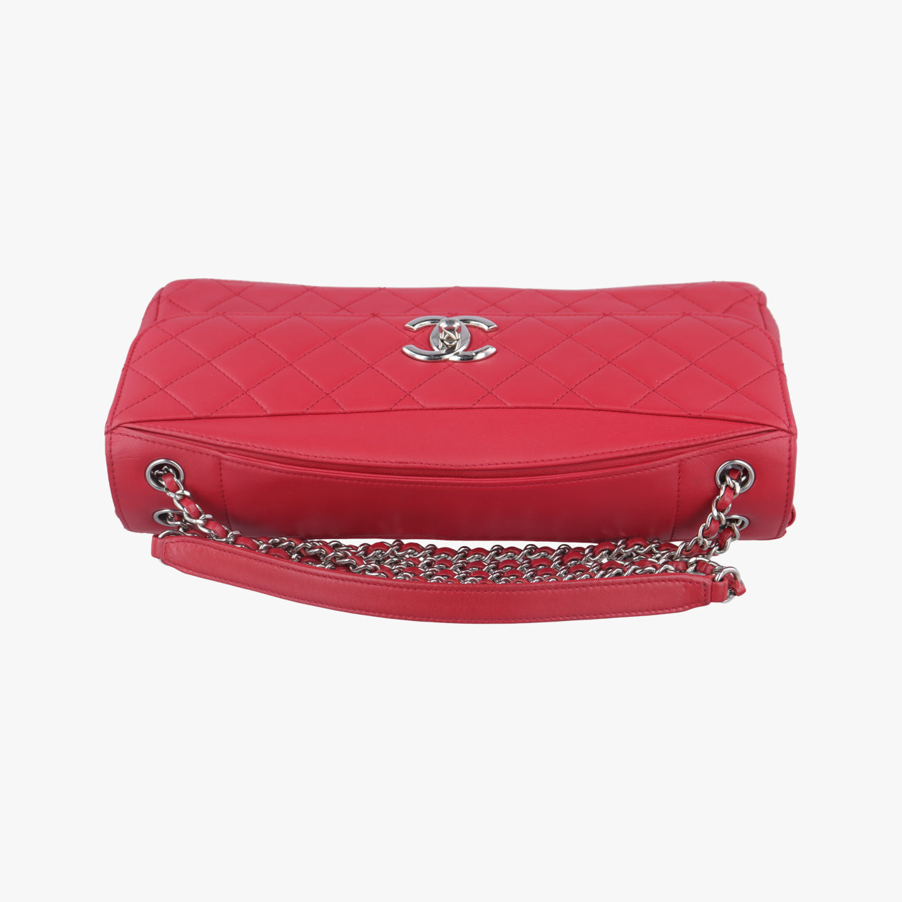 シャネル Chanel ショルダーバッグ レディース マトラッセ ココマーク レッド ラムスキン A93138 22073446