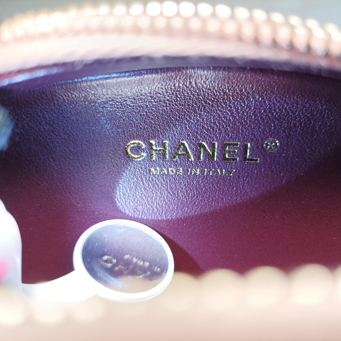シャネル Chanel ショルダーバッグ レディース レインボー キルティング トップ ハンドル イブニング ゴールド キャビアスキン AS0764 28174899