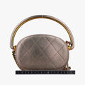 シャネル Chanel ショルダーバッグ レディース レインボー キルティング トップ ハンドル イブニング ゴールド キャビアスキン AS0764 28174899