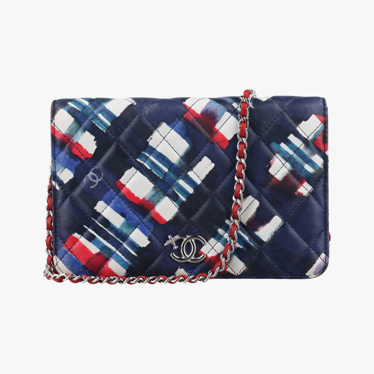 シャネル Chanel ショルダーバッグ レディース エアライン マトラッセ マルチカラー ラムスキン A82438 22595080