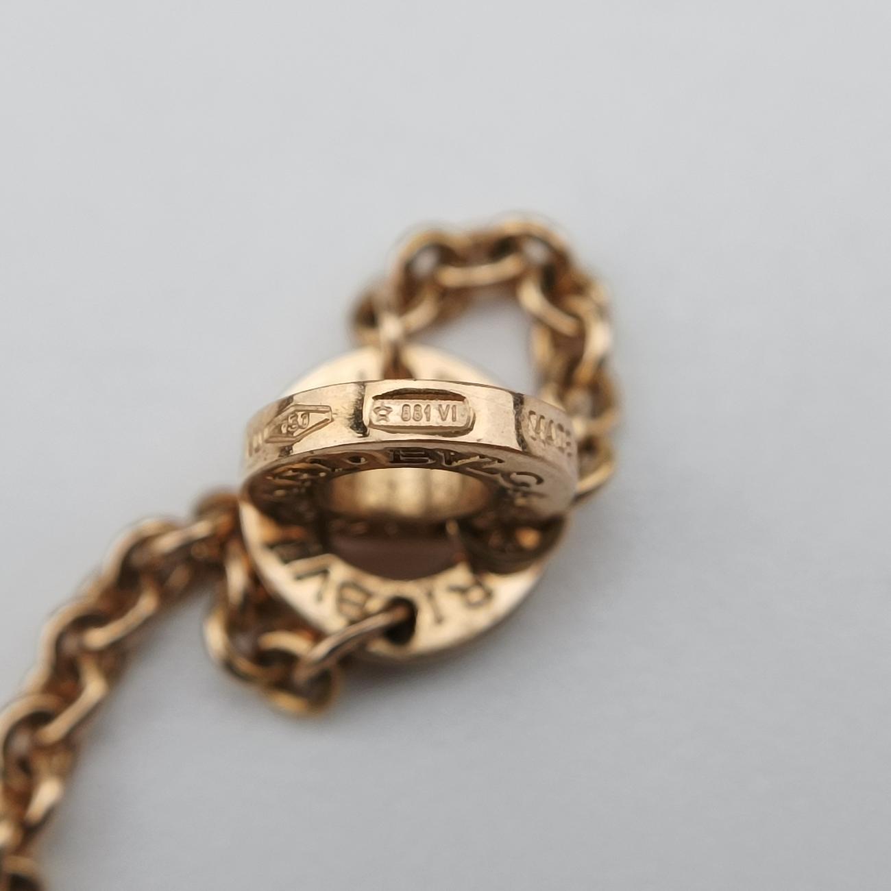 ブルガリ Bvlgari ブレスレット レディース ビーゼロワン ブラック×ゴールド AU750 354810 PTXN9A