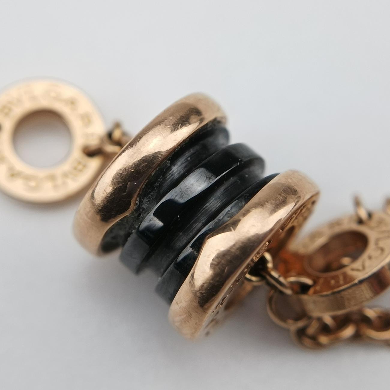 ブルガリ Bvlgari ブレスレット レディース ビーゼロワン ブラック×ゴールド AU750 354810 PTXN9A