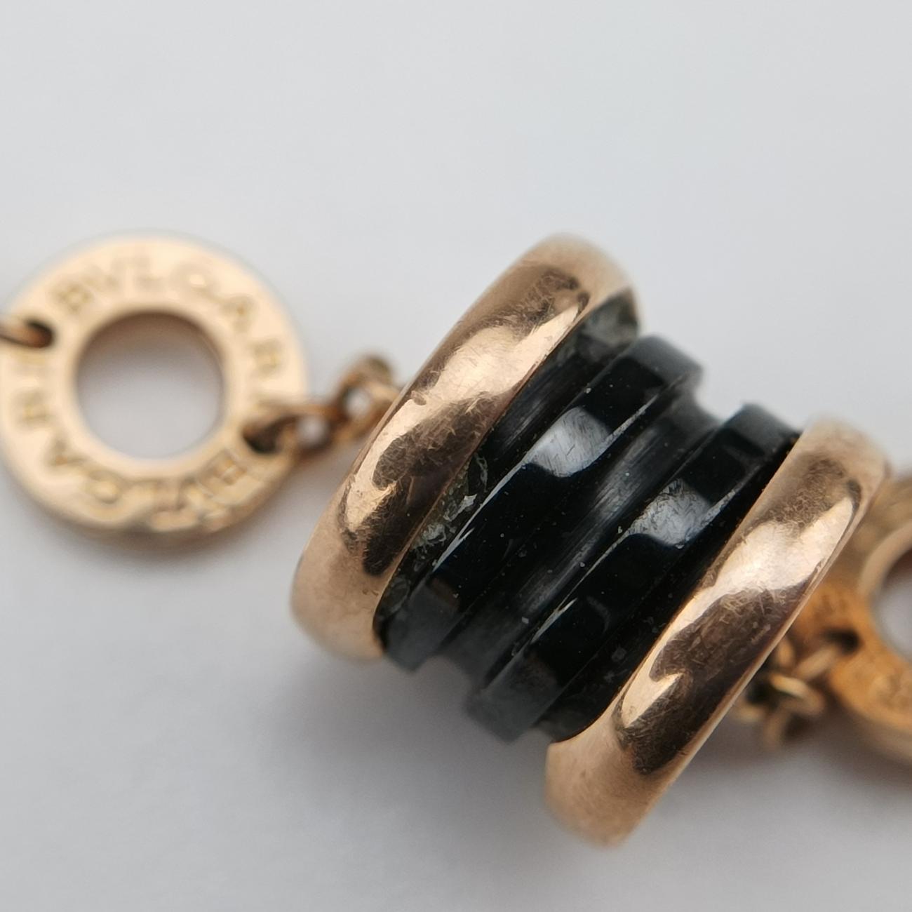 ブルガリ Bvlgari ブレスレット レディース ビーゼロワン ブラック×ゴールド AU750 354810 PTXN9A