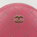シャネル Chanel ショルダーバッグ レディース マトラッセ ラウンド ピンク ラムスキン AS0203 27147272