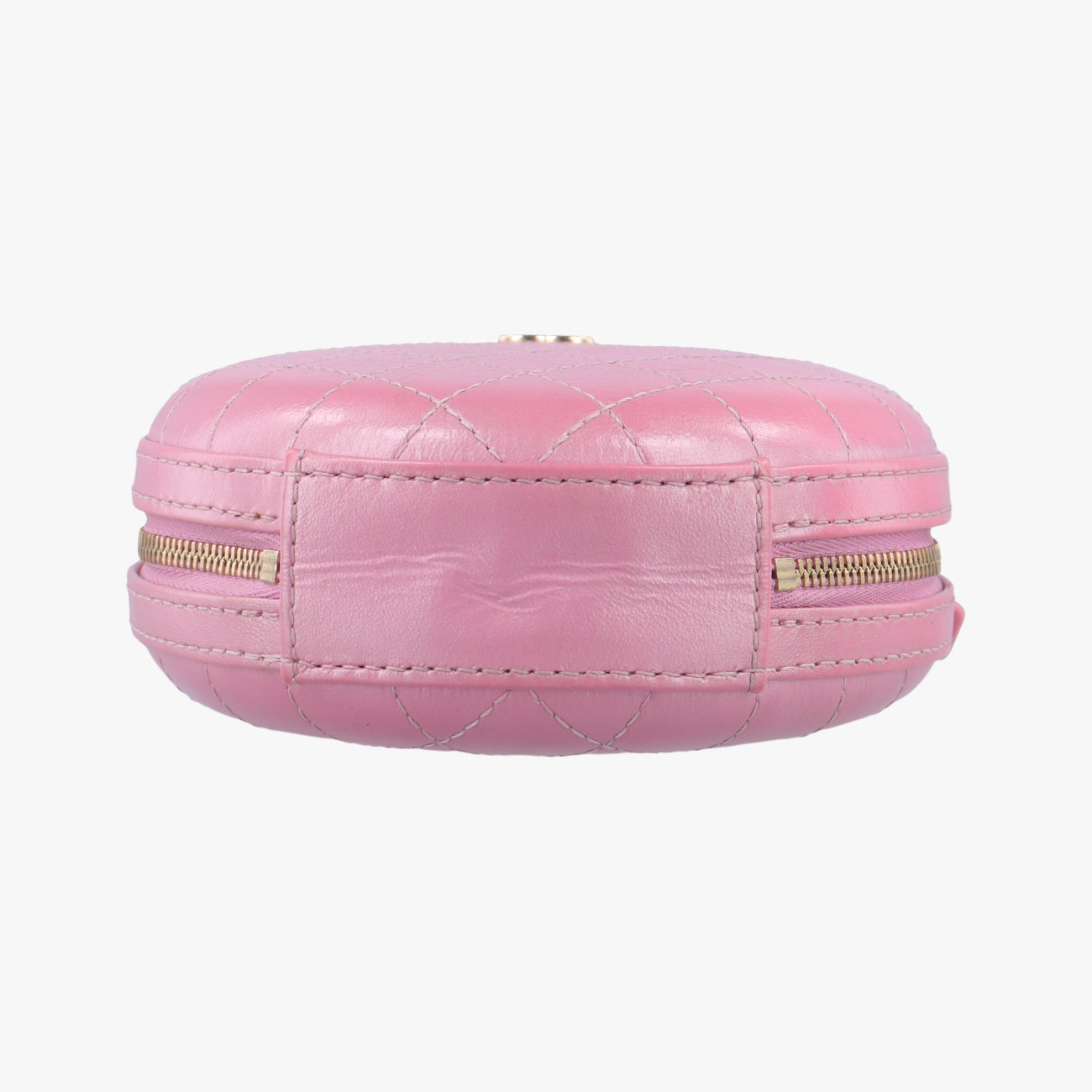 シャネル Chanel ショルダーバッグ レディース マトラッセ ラウンド ピンク ラムスキン AS0203 27147272