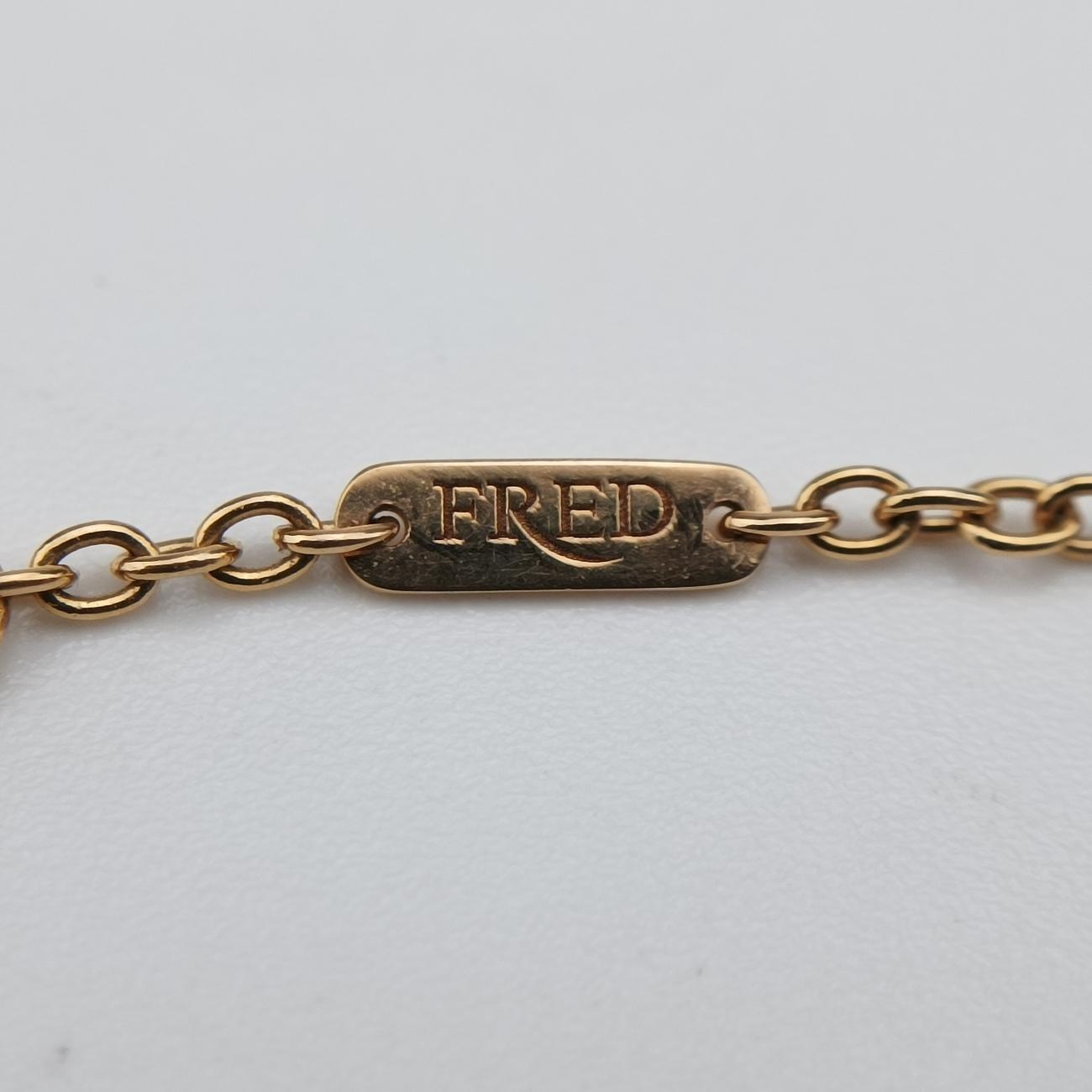 フレッド FRED ネックレス レディース シャンス アンフィニ ダイヤ ゴールド AU750 7B0221 1152023