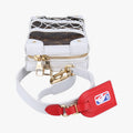 Soft Trunk Phone Box brown×white Monogram Canvas×calf leather M80102 TJ4250ソフトトランク フォーンボックス モノグラム/ブラウン系×ホワイト モノグラムキャンバス×カーフレザー M80102 TJ4250