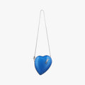 Love box heart Blue Leather 498434 BCI498434.0717ラブボックス ハート型 ブルー レザー 498434 BCI498434.0717