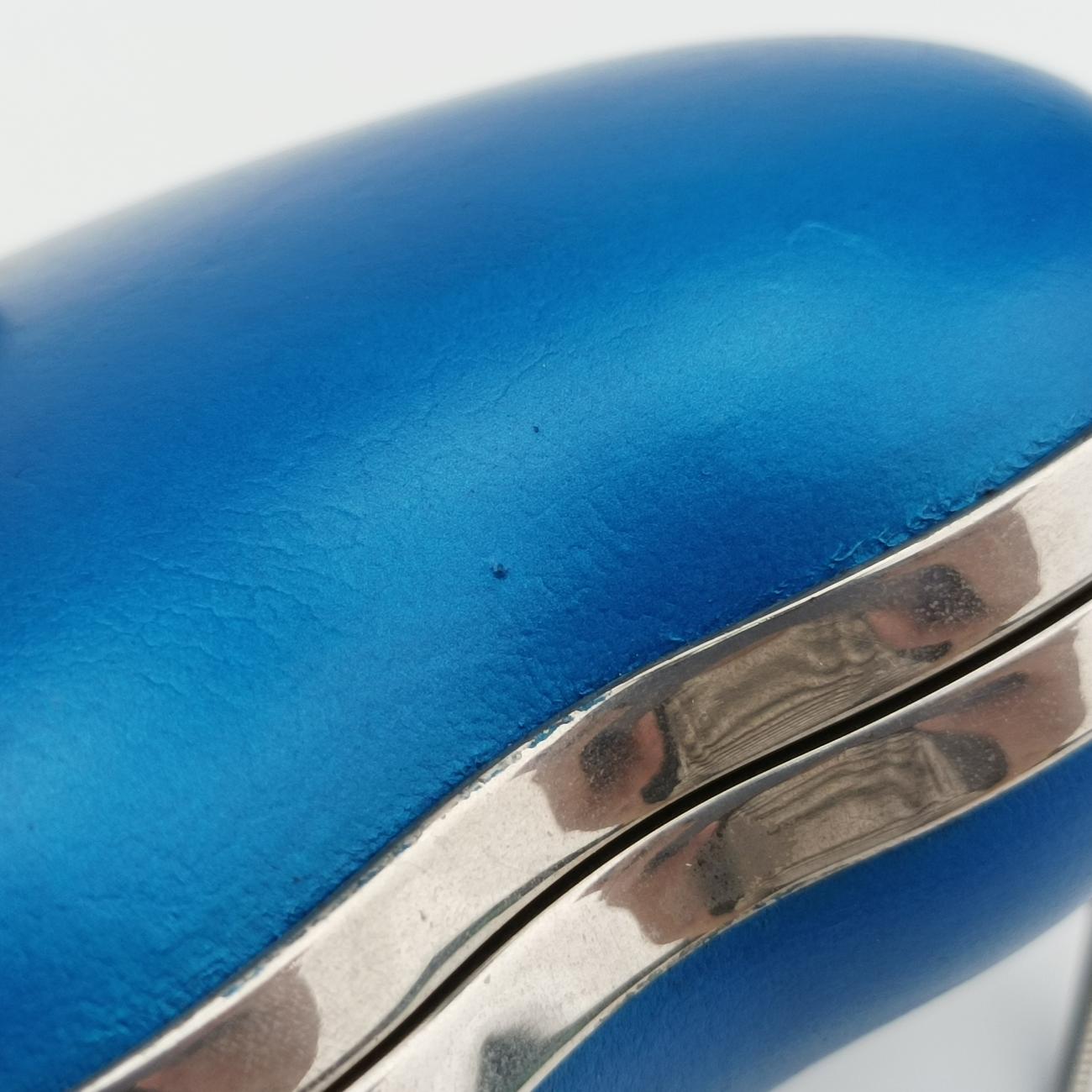 Love box heart Blue Leather 498434 BCI498434.0717ラブボックス ハート型 ブルー レザー 498434 BCI498434.0717